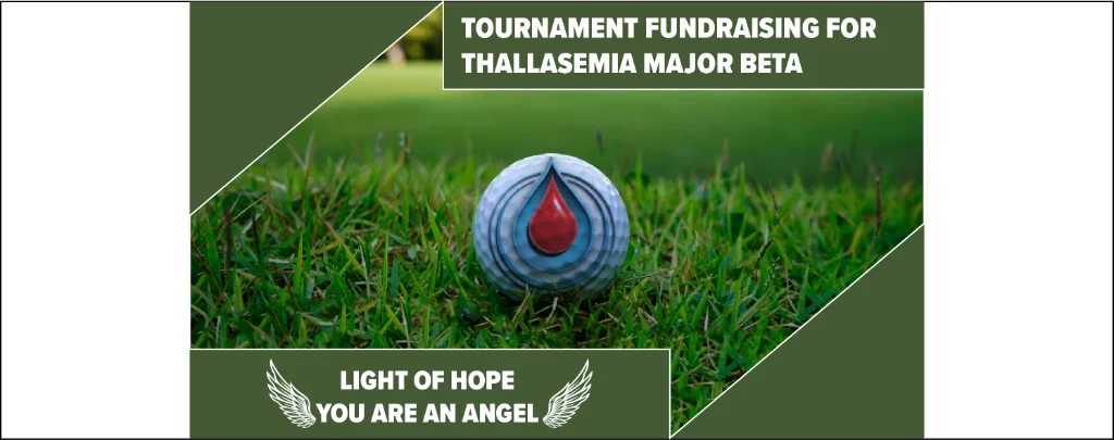 Thalassemia Charity Golf Horizontal Stage Backdrop
